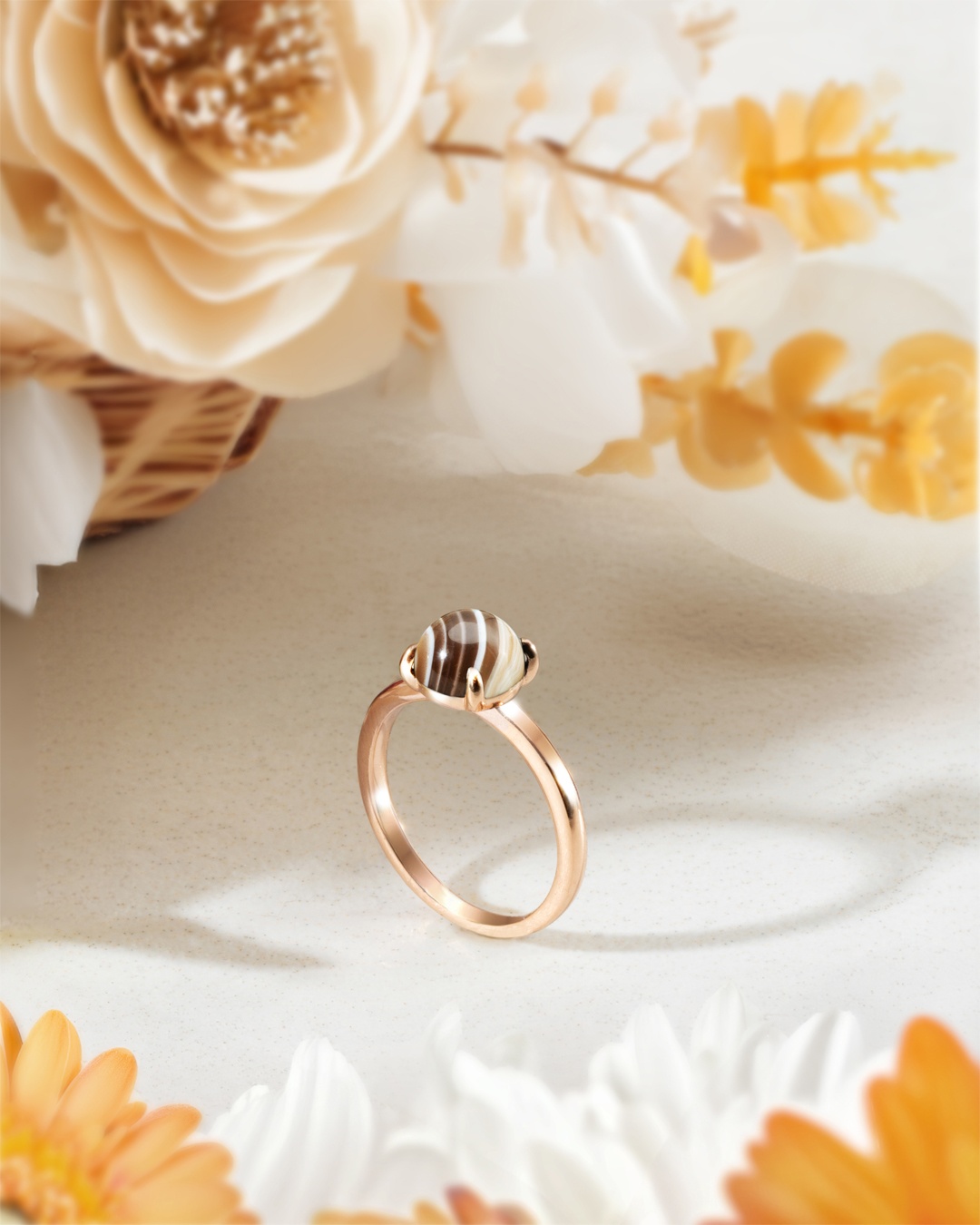 Anello Agata del Botswana Avellia