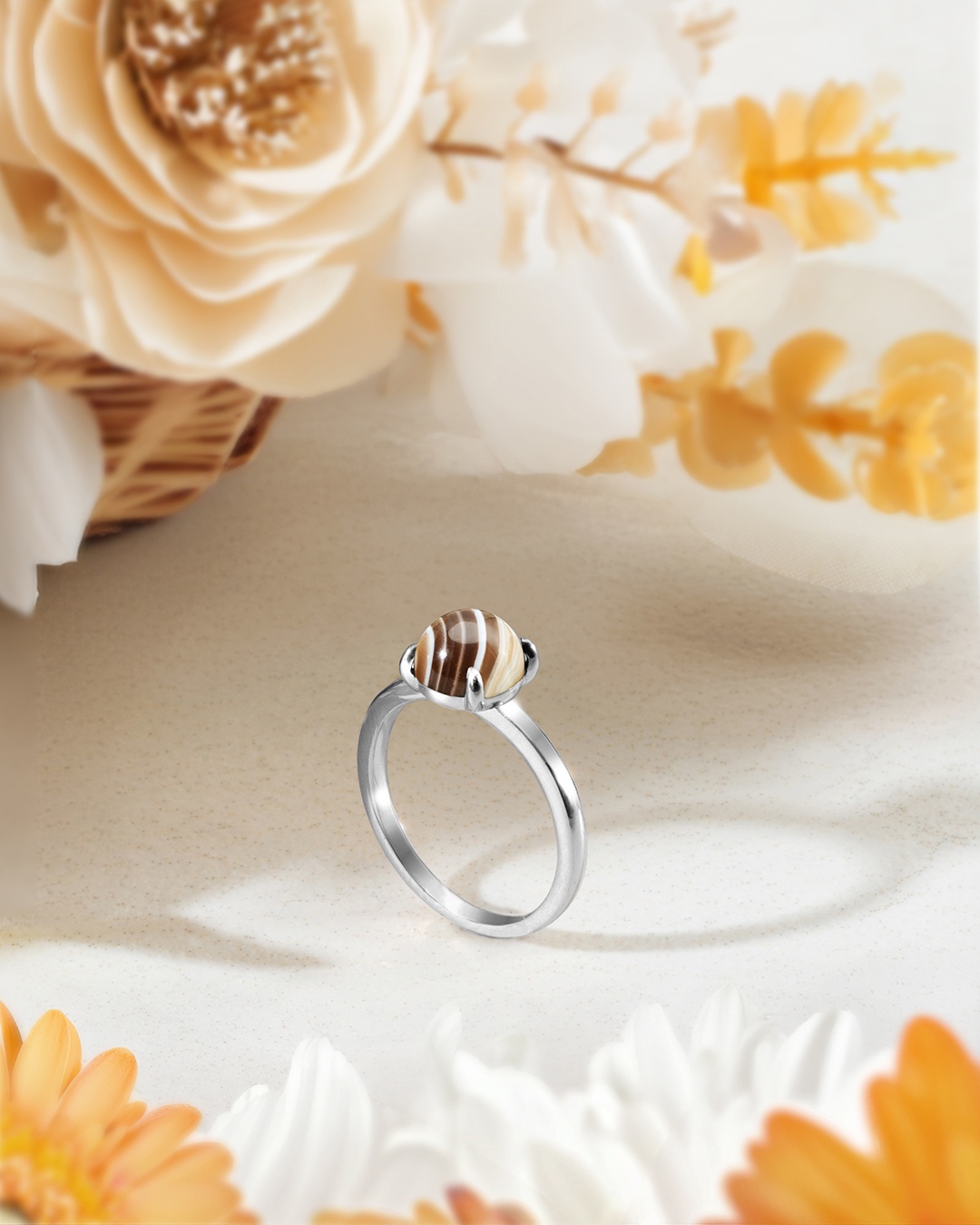 Anello Agata del Botswana Avellio