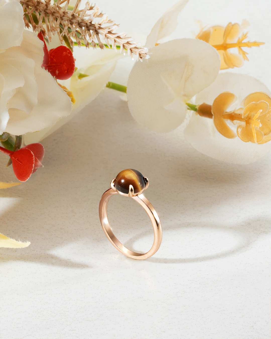 Anello Occhio di tigre Messinia