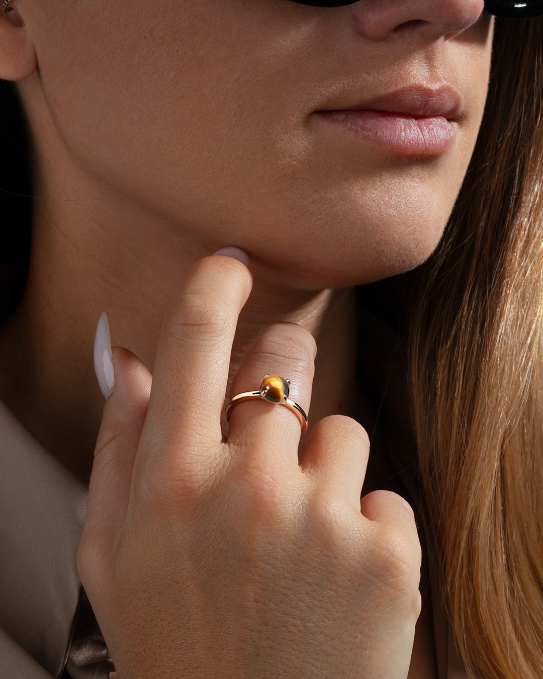 Anello Occhio di tigre Messinia