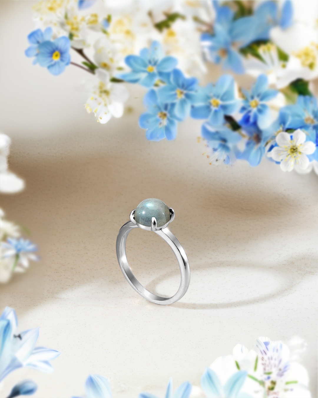 Anello Labradorite Orettia