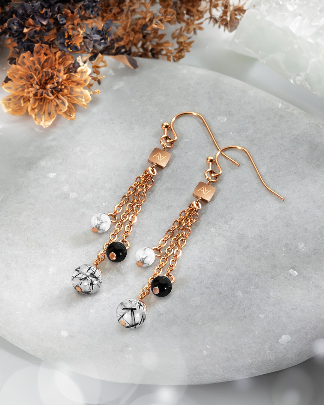 Orecchini Litoterapia Benessere