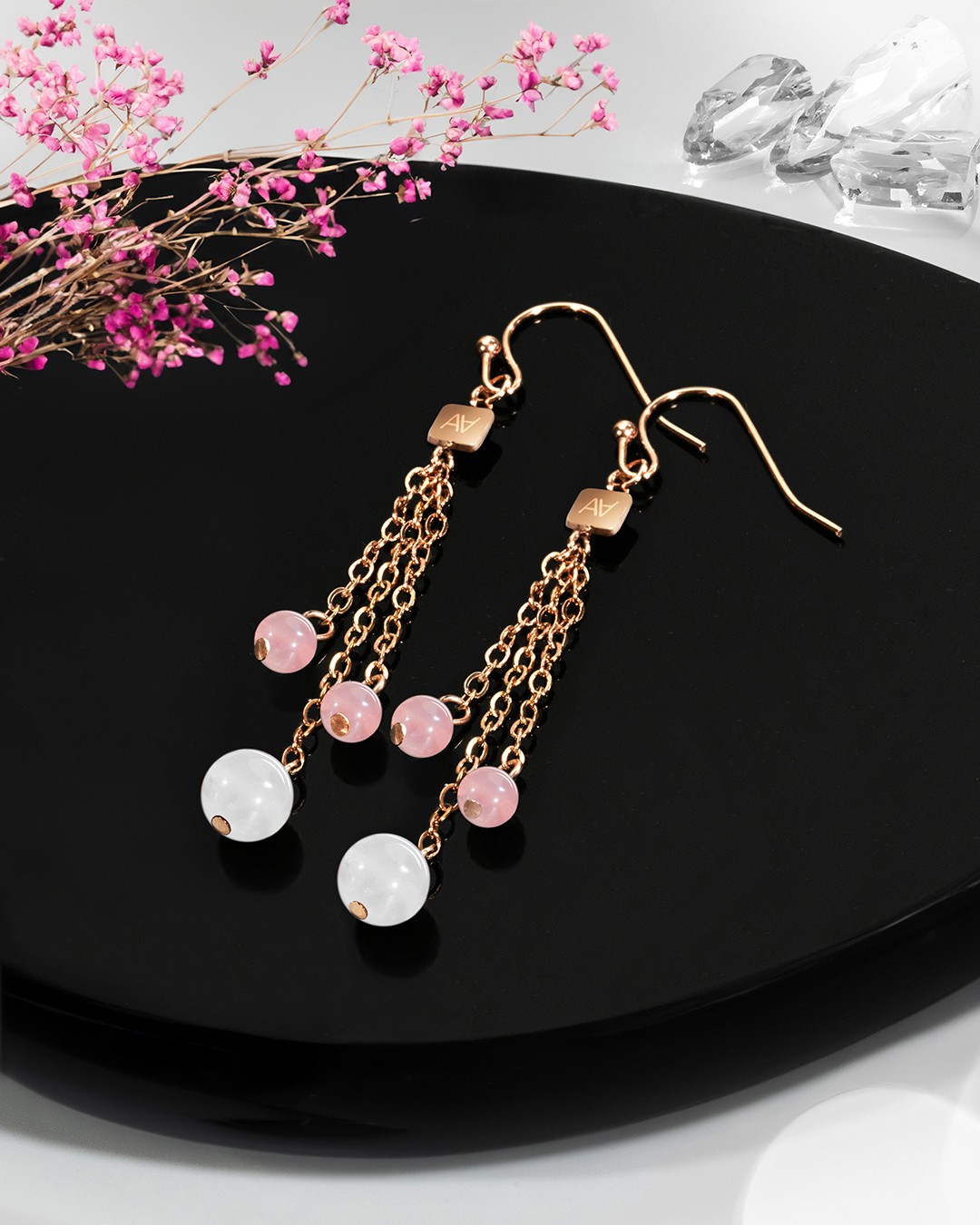 Orecchini Litoterapia Crescita amorosa