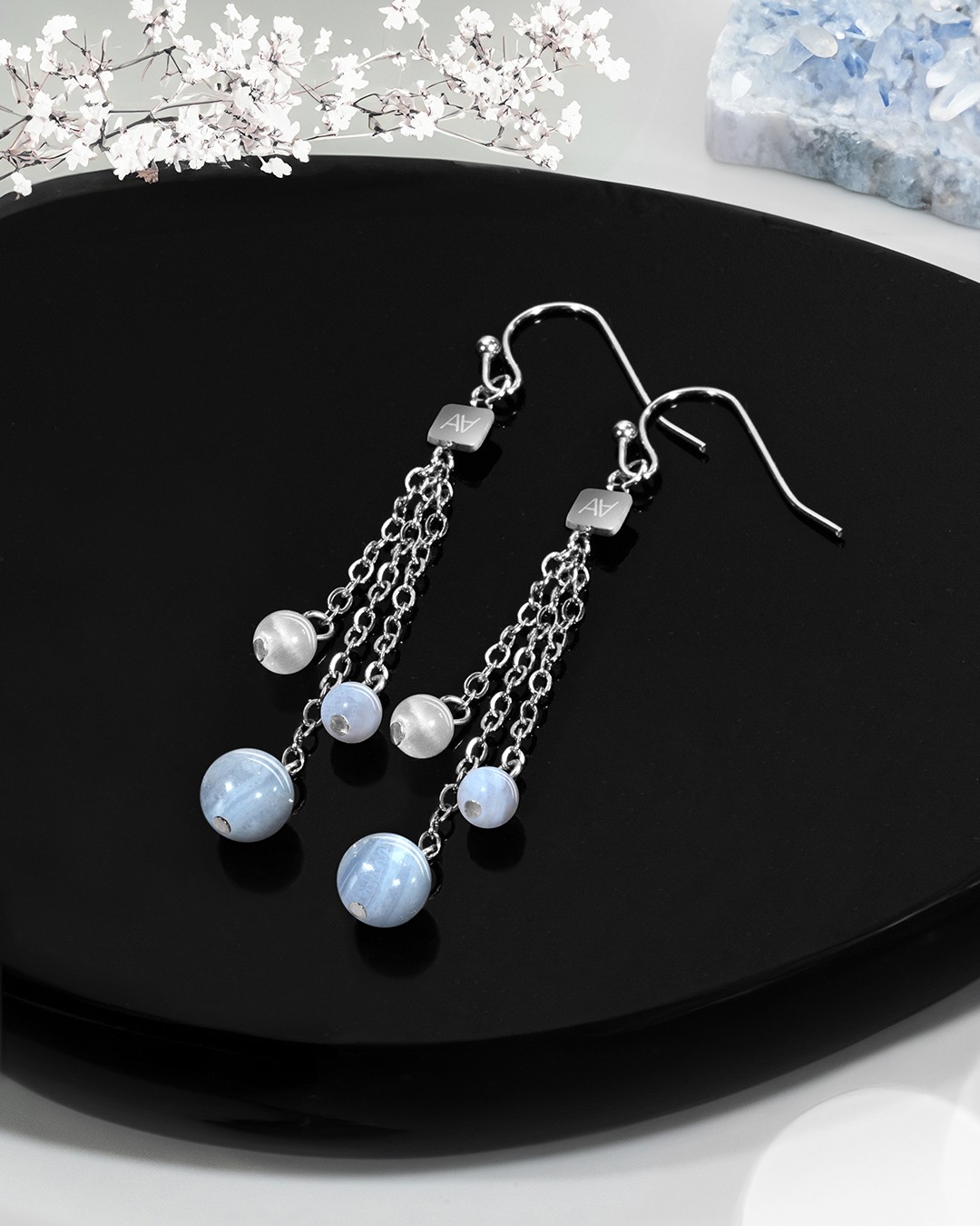 Orecchini Litoterapia Stabilità emotiva