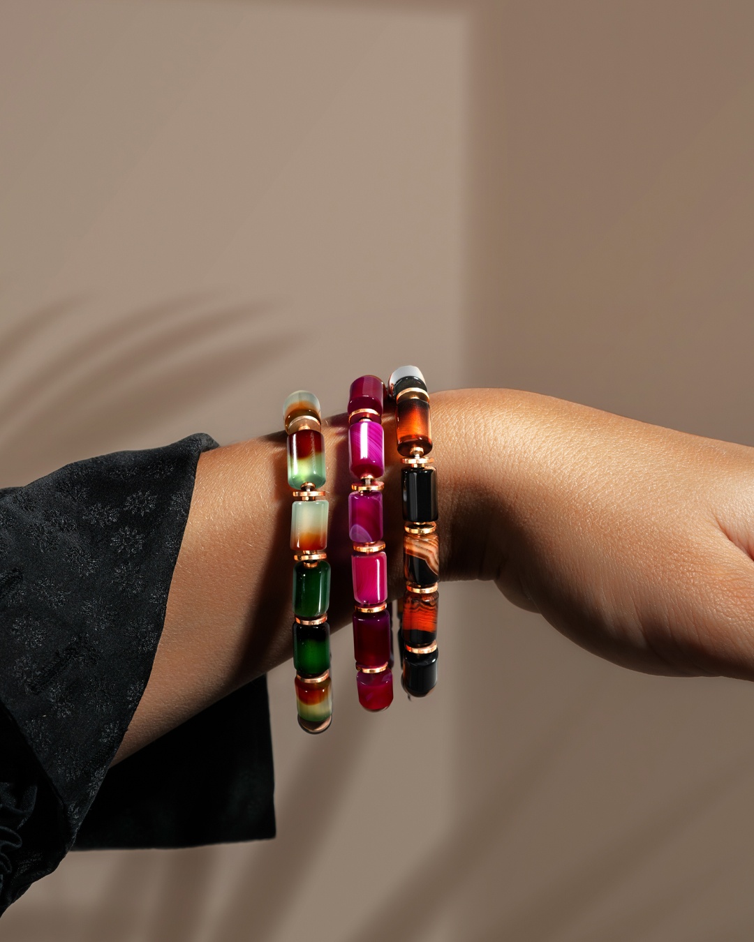 Bracciale Agata nera Volturia