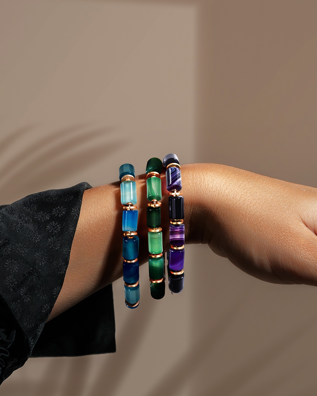 Bracciale Agata blu Liparia