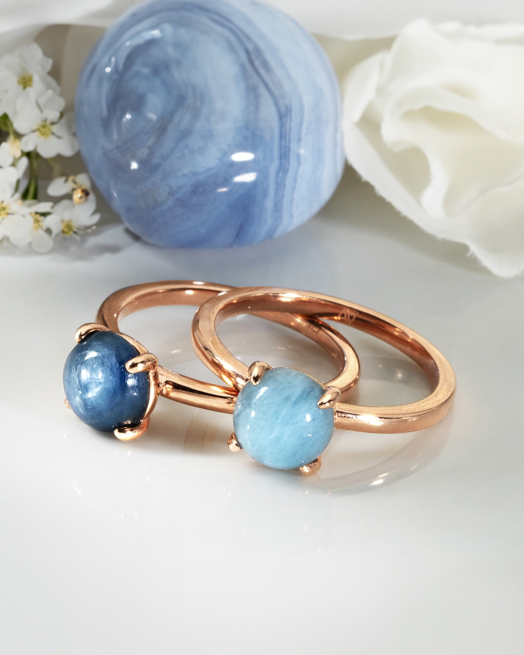 Anello Acquamarina Caprinia