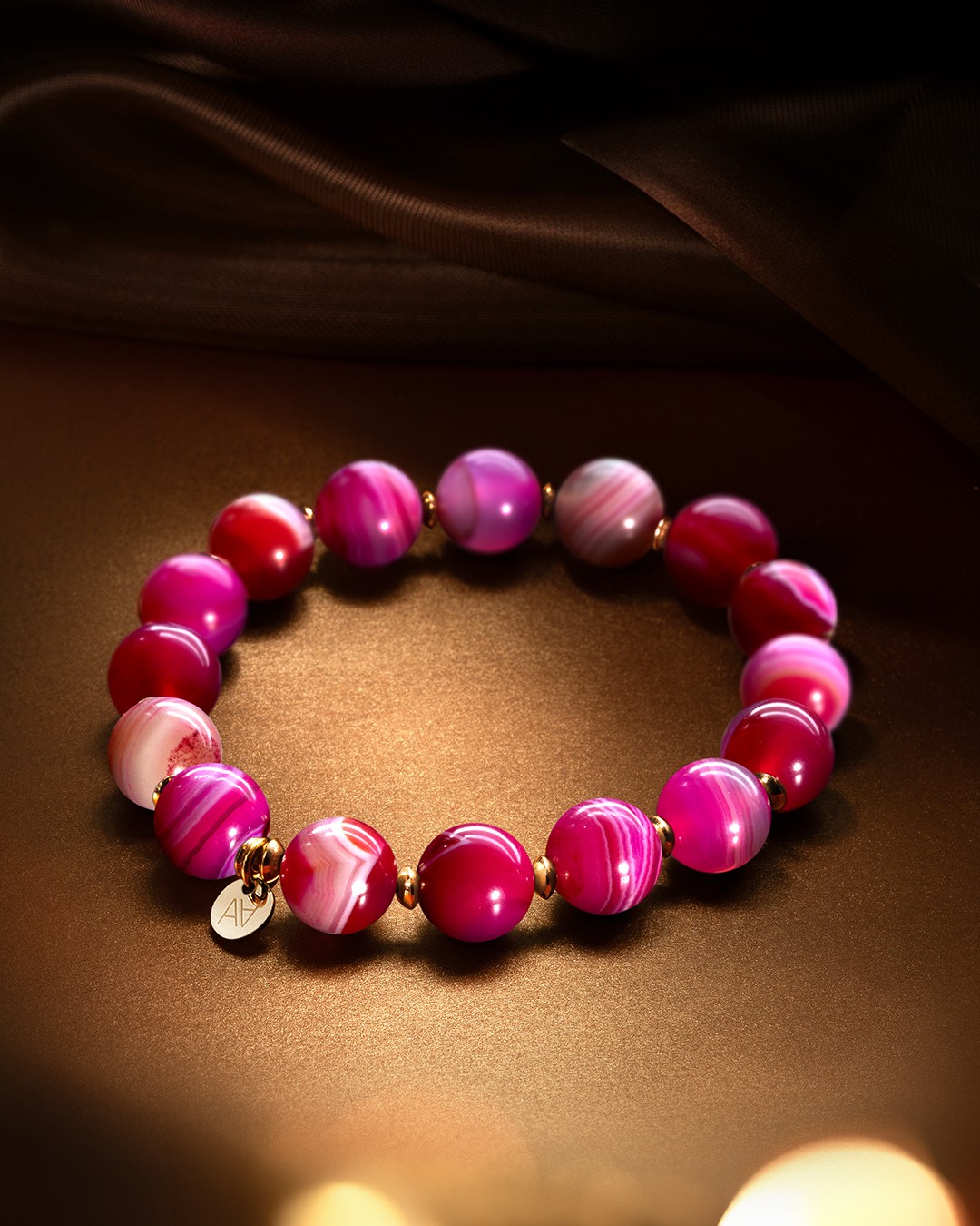 Bracciale Agata rosa Rosinora