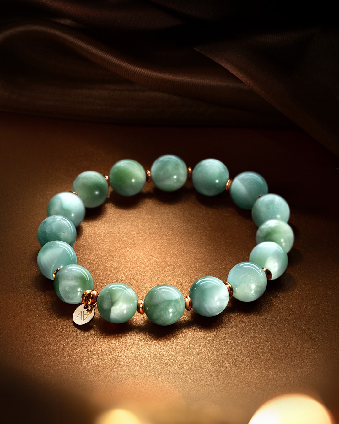 Bracciale Pietra di luna verde Ponzora