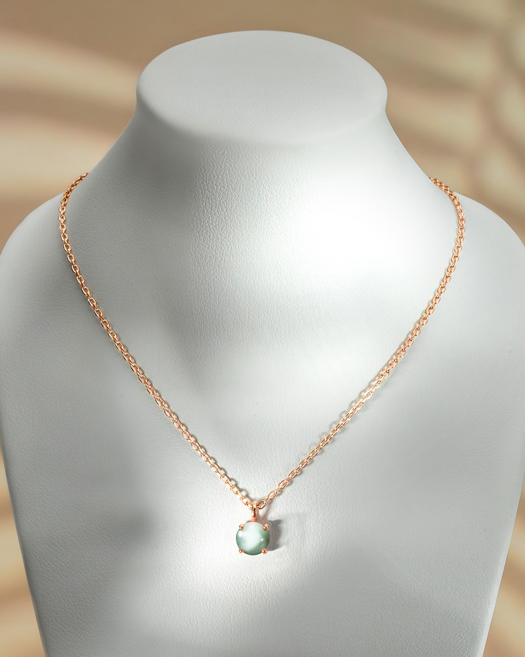 Ciondolo Pietra di luna verde Ponzino