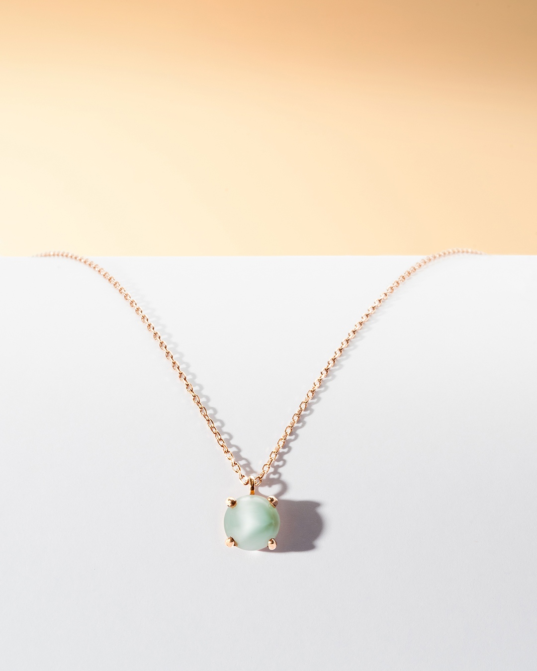 Ciondolo Pietra di luna verde Ponzino