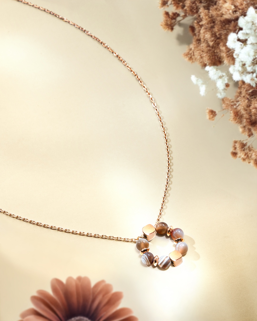 Ciondolo Agata del Botswana Savania