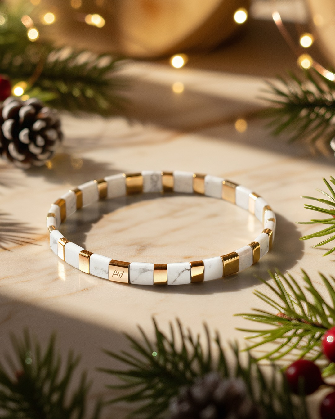 Bracciale howlite Arco