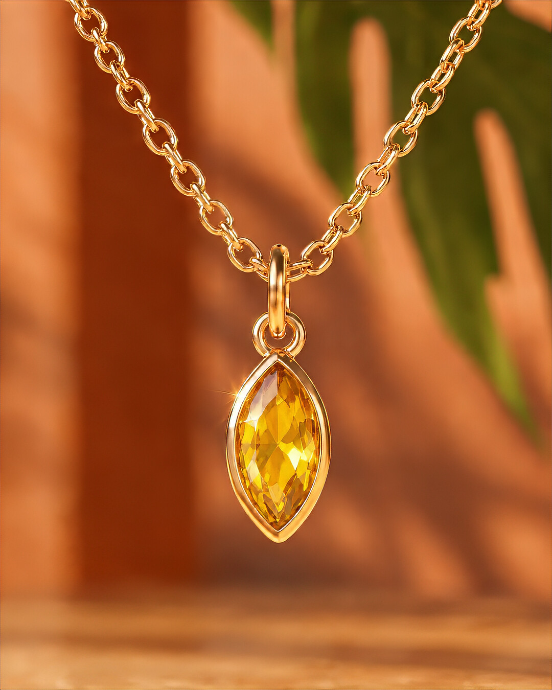 Ciondolo Zircone giallo Doravitta