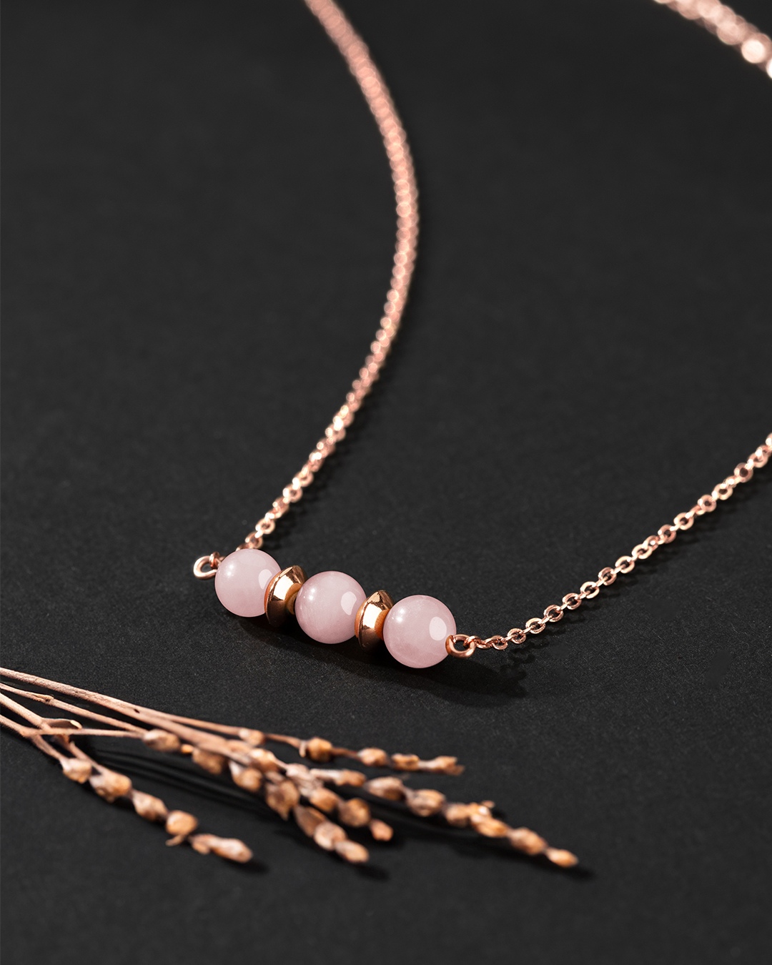 Ciondolo Quarzo rosa Comissina