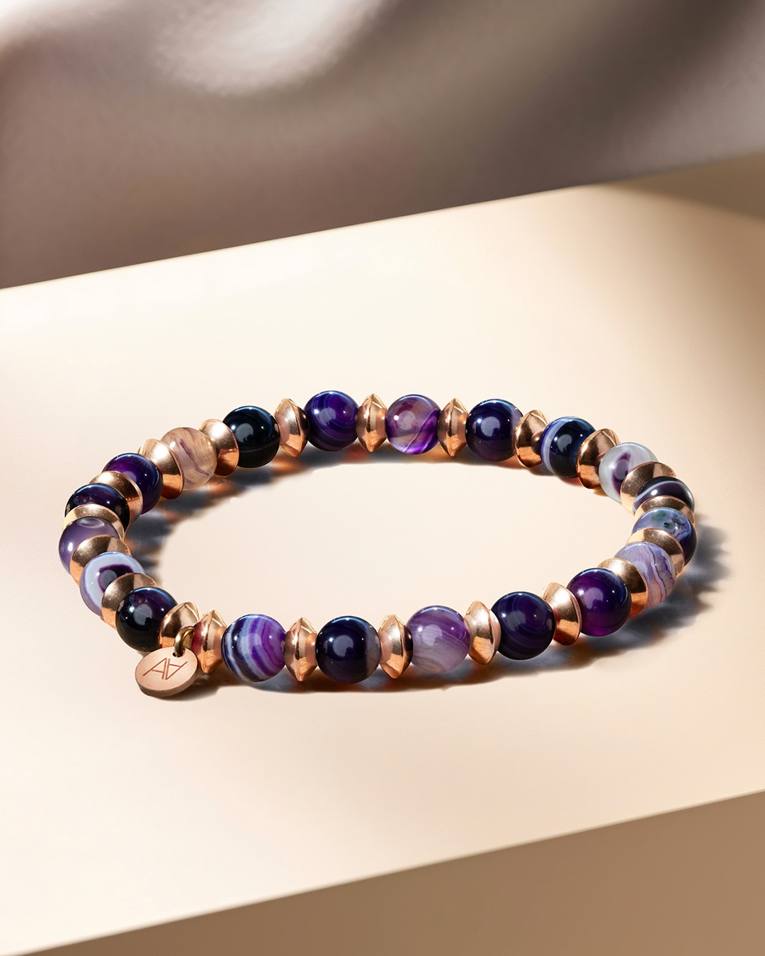 Bracciale Agata viola Calizzona