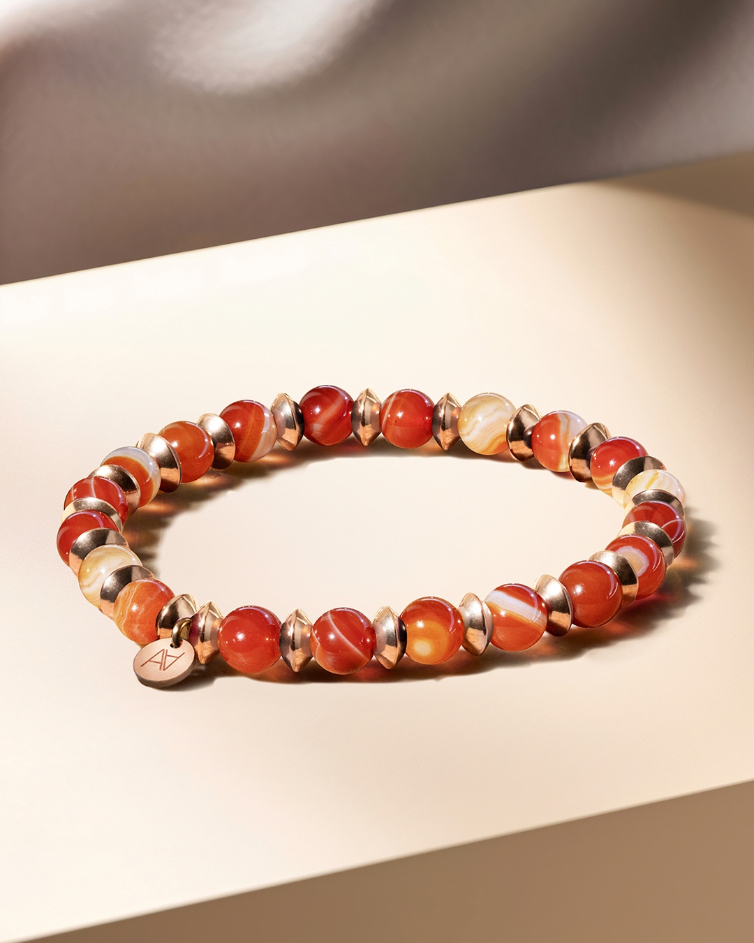 Bracciale Agata rossa Rossono