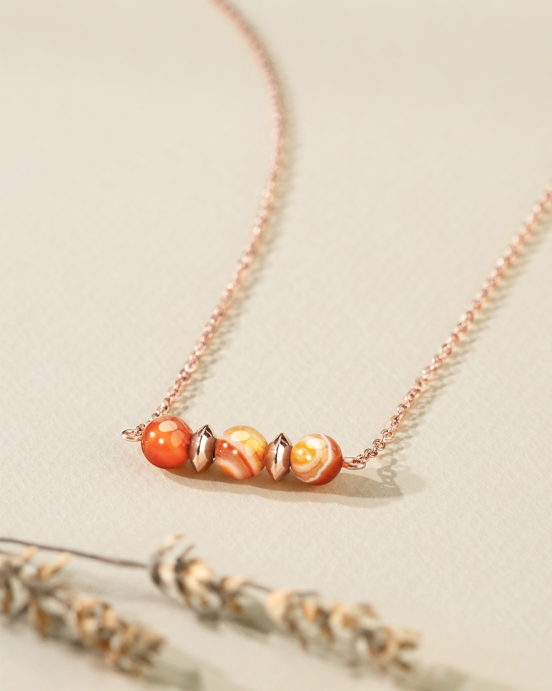 Ciondolo Agata rossa Rossonio