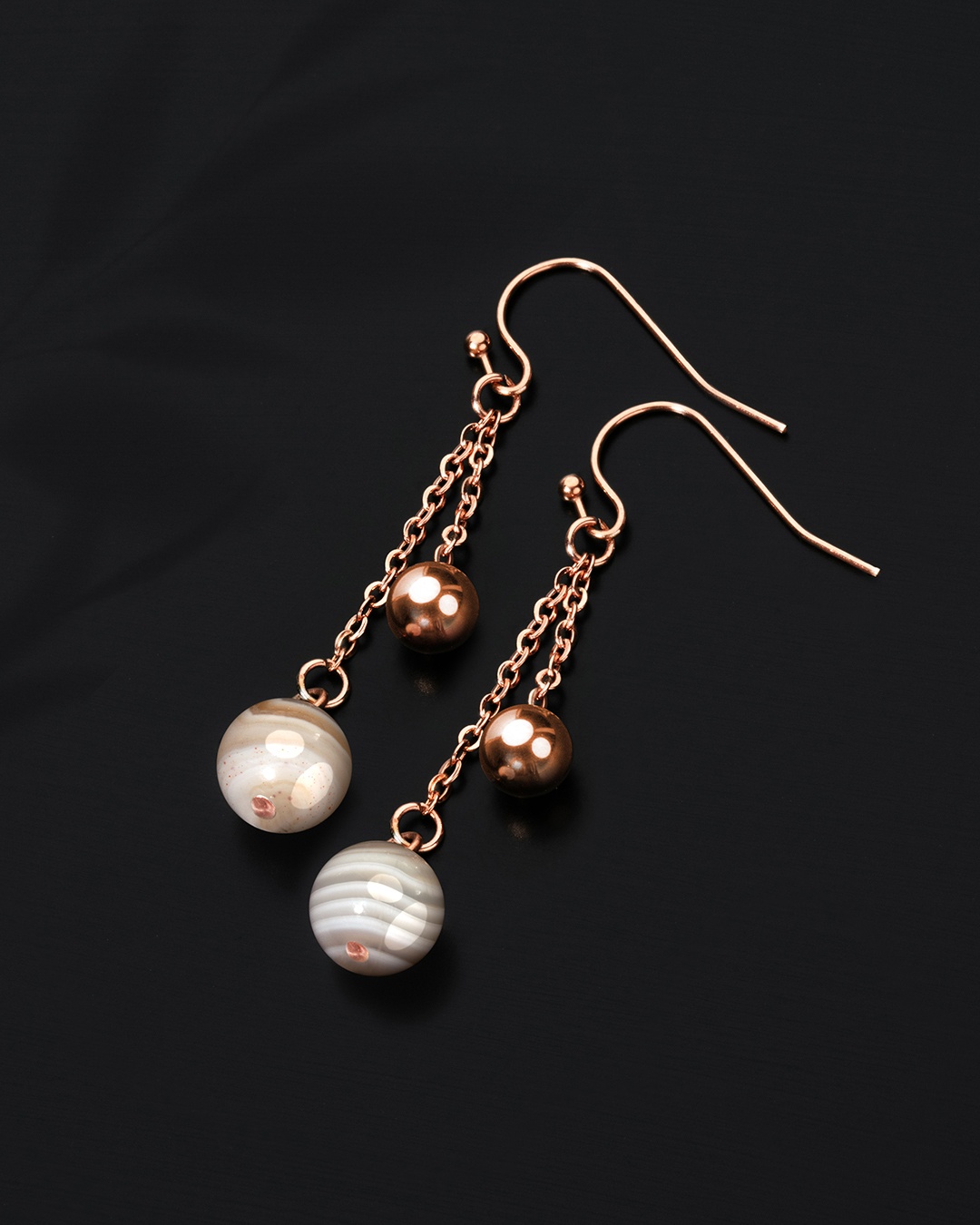 Orecchini Agata del Botswana Avellini Claro